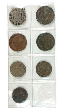7 Kleinmünzen Preussen u.a. 1681/ - photo 1
