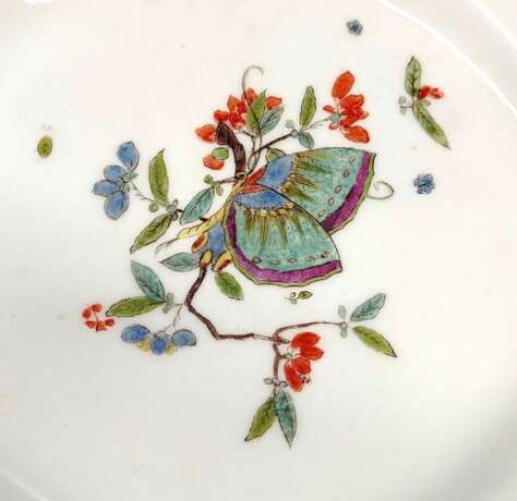 Meissen Höfischer Schmetterlingsteller 1735/38 - Foto 6
