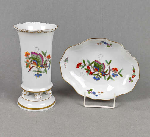 Meissen Vase und Schale *Chinesischer Schmetterling* - Foto 1