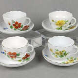 Meissen 4 Kaffeegedecke *Blume 1* - фото 1