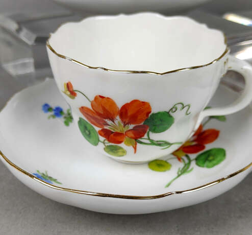 Meissen 4 Kaffeegedecke *Blume 1* - фото 3