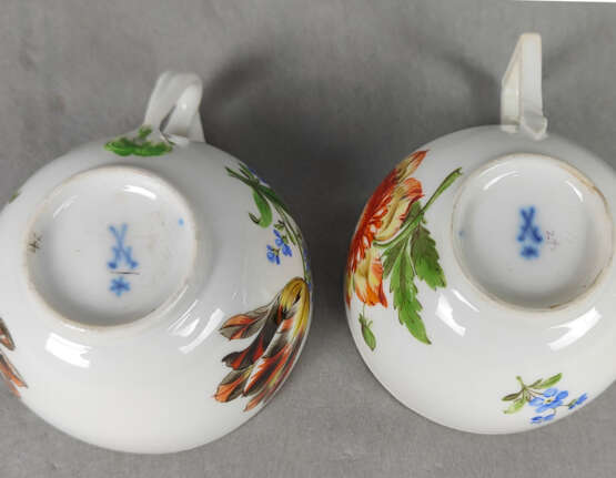 Meissen 2 Marcolini Tassen 1774/1813 - Foto 5