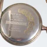 silberne Herren Savonette mit Golddoublé Uhrenkette - фото 4