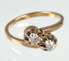 Toi & Moi Diamant Ring - GG 750