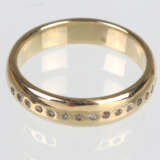 Ring mit weißen Saphiren - GG 375 - photo 1
