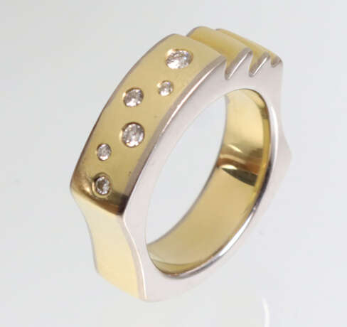 moderner Brillant Ring - GG/WG 585 - Foto 1