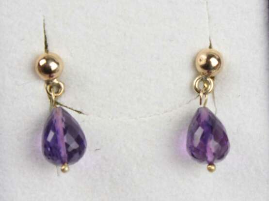 Amethyst Ohrringe - GG 585 - photo 1