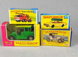 4 Matchbox Modellautos