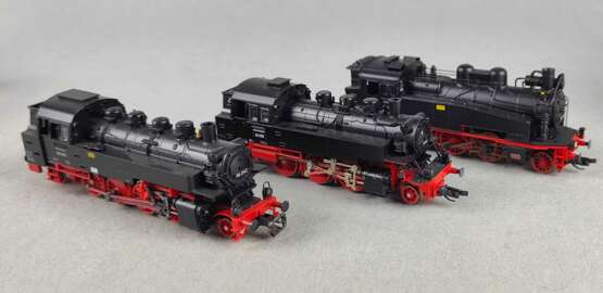 3 Modellbahn Dampf Loks Spur TT - Foto 2