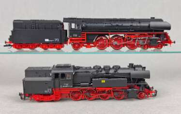 2 Modellbahn Dampf Loks Spur TT