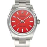 ROLEX, OYSTER PERPETUAL, STEEL, CORAL RED DIAL, REF. 277200 - photo 2