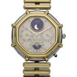 GERALD GENTA, DAY, DATE, MOONPHASE, 24 HOUR DAY NIGHT DISPLAY, 18K YELLOW GOLD, STEEL - Foto 2