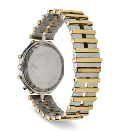 GERALD GENTA, DAY, DATE, MOONPHASE, 24 HOUR DAY NIGHT DISPLAY, 18K YELLOW GOLD, STEEL - Foto 3