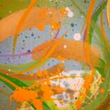 РОЖДЕСТВЕНСКИЕ СПЕЦИИ 2 Watercolor paper Painting with acrylic Abstract Expressionism фантазийная композиция Russia 2021 - photo 2