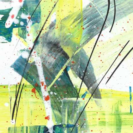 18 МАЯ Aquarellpapier Acryl und Tusche auf Papier Abstrakter Expressionismus фантазийная композиция Russland 2021 - Foto 3
