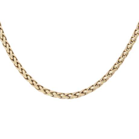 Collier chain with individual jewelry clasp with diamond ca. 0,35 ct - photo 2