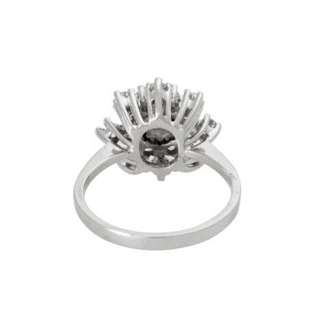 Ring with 17 diamonds total ca. 0,9 ct, - Foto 3