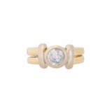 Solitaire ring with diamond of approx. 0.75 ct, - Foto 2