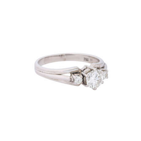 Ring with diamond of ca. 0,55 ct, - фото 1