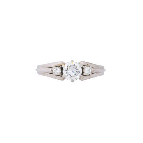 Ring with diamond of ca. 0,55 ct, - фото 2