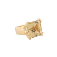 JACOBI ring with large citrine of 42 ct