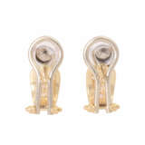 Earrings with a total of 10 diamonds total ca. 1 ct, - photo 2
