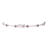 Bracelet with small rubies and diamonds - Foto 2