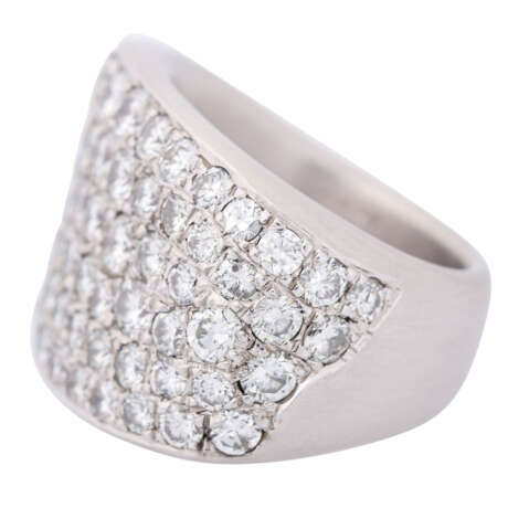 GÜNTER KRAUSS ring with ca. 72 diamonds total ca. 4,2 ct, - photo 4