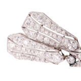 Art Deco earrings with diamonds total ca. 1,4 ct, - фото 4