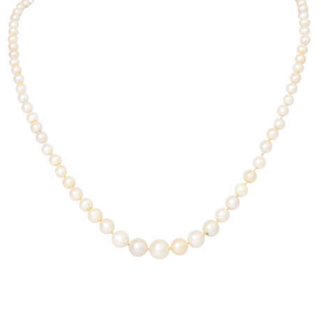 Necklace from natural pearls - фото 1