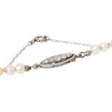 Necklace from natural pearls - фото 4