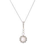 Art Deco pendant with old cut diamonds - Foto 2