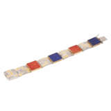 WINDSAUER bracelet with lapis lazuli and foam coral, - Foto 3