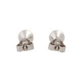 Solitaire stud earrings with diamonds total approx. 0.5 ct, - photo 4
