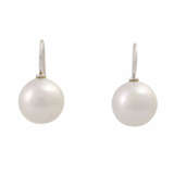 Earrings with South Sea pearls, - photo 1