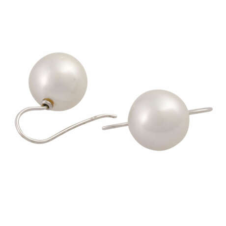 Earrings with South Sea pearls, - photo 3