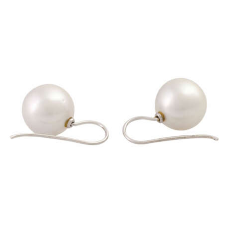 Earrings with South Sea pearls, - photo 4