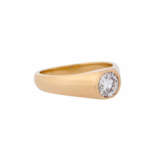 Solitaire ring with diamond of approx. 1 ct, - photo 1