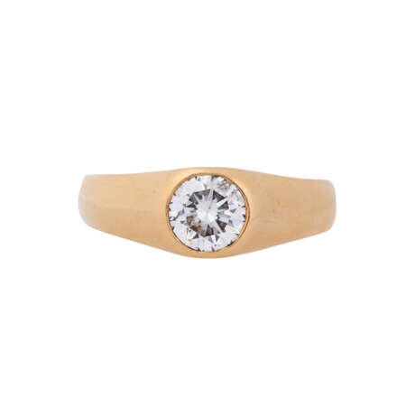 Solitaire ring with diamond of approx. 1 ct, - photo 2