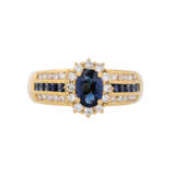 Ring with sapphires and diamonds - Foto 2