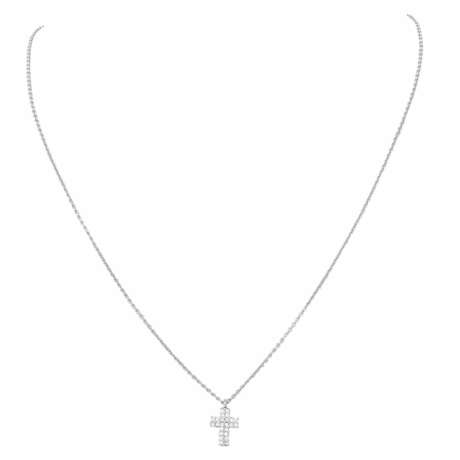 WEMPE necklace and cross pendant with diamonds - photo 1