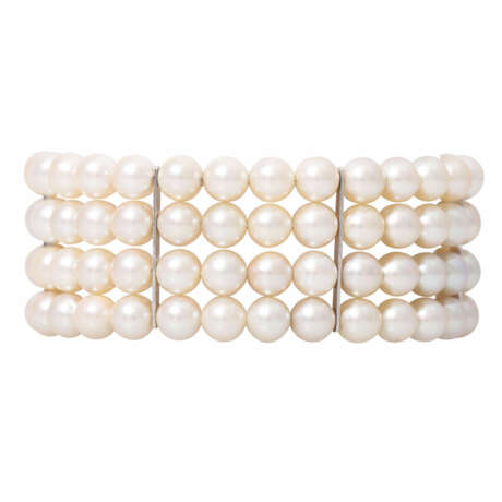 4 row pearl bangle, - фото 1