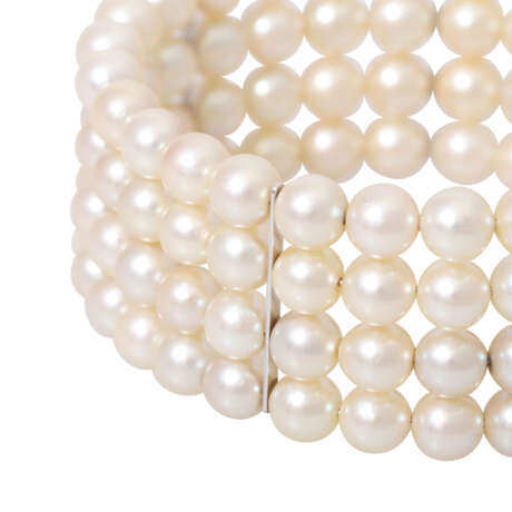 4 row pearl bangle, - photo 3