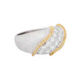 Ring with diamonds of total approx. 0,72 ct (engraved), - photo 1
