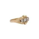 Ring with old cut diamonds of total approx. 0.5 ct, - Foto 1