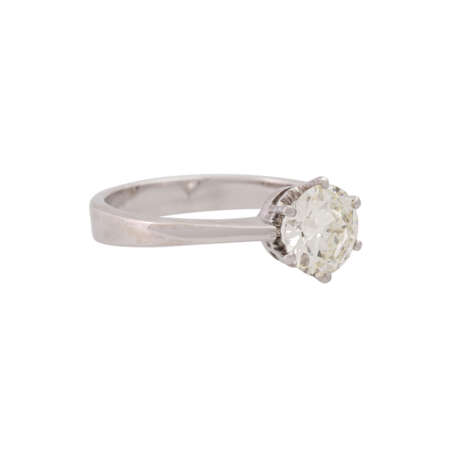 Ring with old cut diamond ca. 1.95 ct, ca. GW (K-L)/VVS-VS, - Foto 1