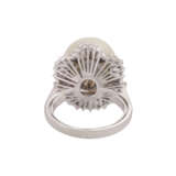 Ring with South Sea pearl and diamonds - фото 4