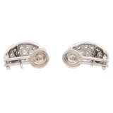 Stud earrings with diamonds total ca. 1,5 ct, - Foto 4