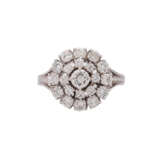 Ring set with numerous brilliant-cut diamonds, 1.4 ct, approx. WHITE (H)/SI-P1, - photo 2