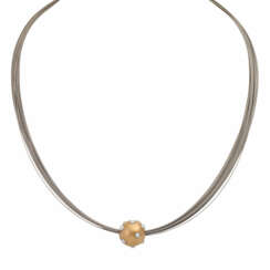 SCHMUCKWERK necklace with gold ball,